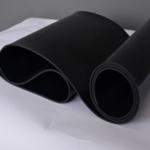 black rubber sheet