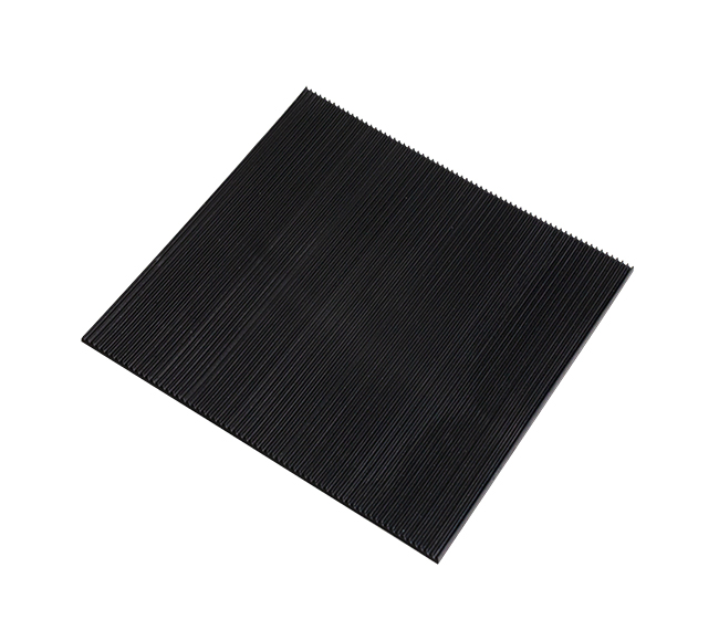 hoja de goma negra