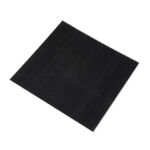 black rubber sheet