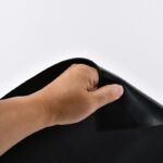 black rubber sheet